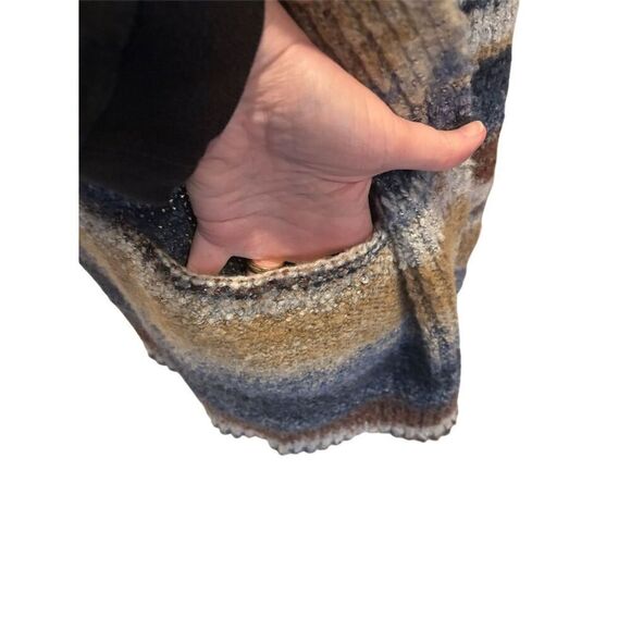 Ruby Rd. Women's 2XL Long Striped Cardigan Sweater Multicolor - Picture 4 of 7